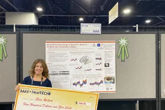 Elise wins award at AAA 2024