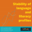 Icon for paper, title: Stability of language and literacy profiles in orange and light blue with citation